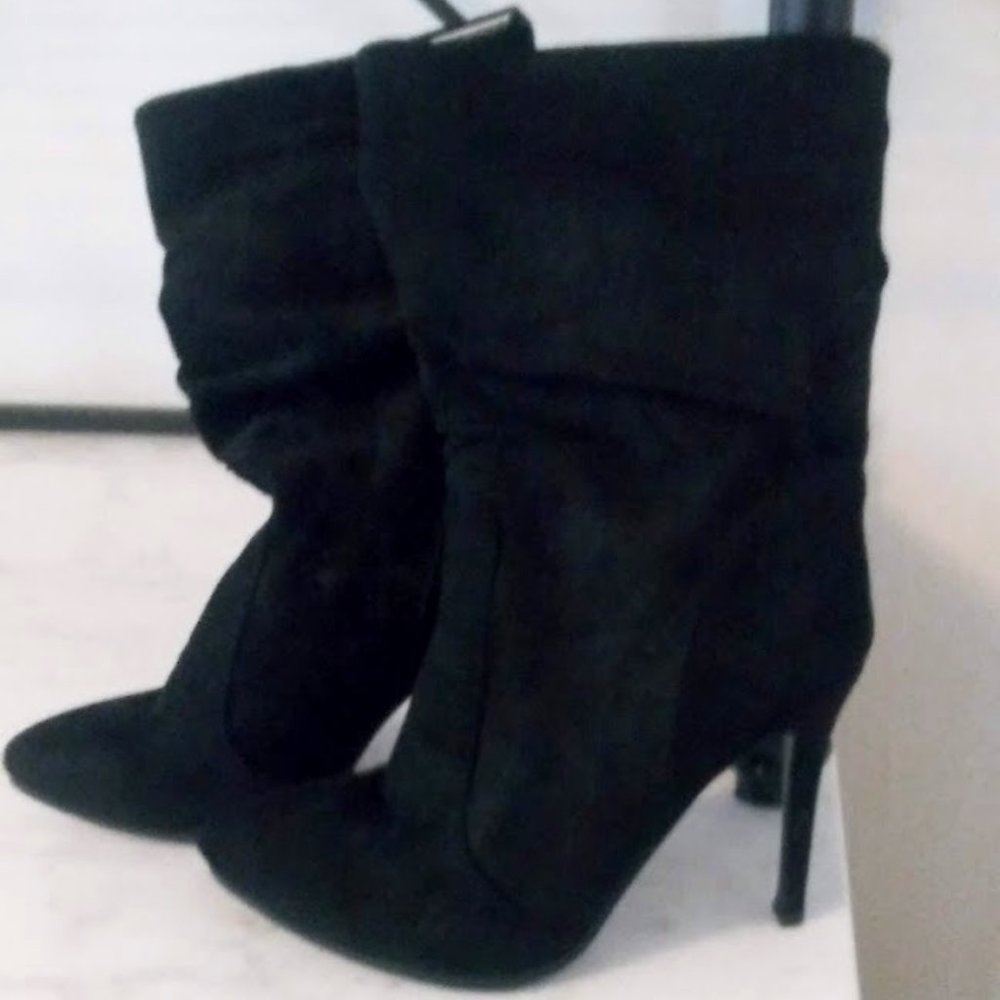 Black Heel Boots 8